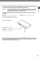 Toshiba SD3980 SD3980SC SD3980SU DVD Player Operating Manual