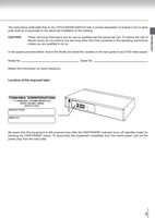 Toshiba SD5915 SD5915sc SD5915su TV/DVD Combo Operating Manual