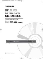 Toshiba SD6980 SD6980SU ser0201 DVD Player Operating Manual