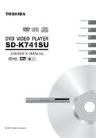 Toshiba SDK741 SDK741SC SDK741SU DVD Player Operating Manual