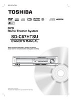 Toshiba SDc67ht SDc67htsu DVD Player Operating Manual