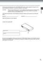 Toshiba SD3960 SD3960SU ser0107 DVD Player Operating Manual