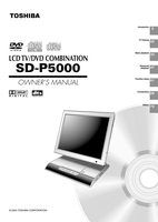 Toshiba SDP5000 SDP7000 TV/DVD Combo Operating Manual