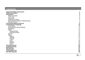 Seiki SE42UMT TV Operating Manual