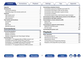 Marantz SR7010 Audio/Video Receiver Operating Manual