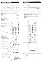 Philips SRU1100 Universal Remote Control Operating Manual