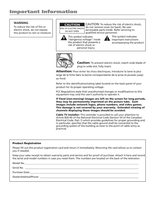 RCA T20TF668 T27TF668 TV Operating Manual