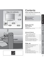 Panasonic TC23LX60OM TV Operating Manual