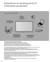 Panasonic TCL32C3OM TV Operating Manual