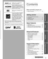 Panasonic TCL32C3OM TV Operating Manual