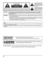 Panasonic TH42PD50 TH42PD50U TV Operating Manual