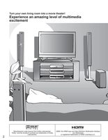 Panasonic TH42PD60 TH42PD60U TH42PD60X TV Operating Manual