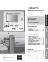 Panasonic TH42PD60 TH42PD60U TH42PD60X TV Operating Manual