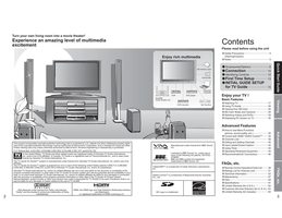 Panasonic TH42PX600U TH50PX600U TH58PX600U TV Operating Manual