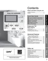 Panasonic TH42PZ77UOM TV Operating Manual