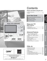 Panasonic TH42PZ80UOM TV Operating Manual