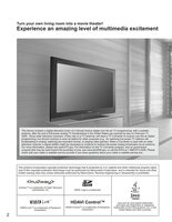 Panasonic TH42PZ80Q TH50PZ80Q TV Operating Manual