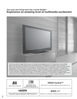 Panasonic TH50PZ85UOM TV Operating Manual