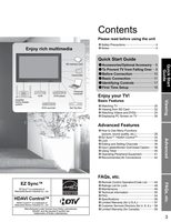 Panasonic TH58PZ700UOM TV Operating Manual