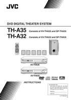 JVC THA32 THA32J THA32UJQ Home Theater System Operating Manual