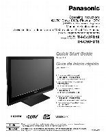 Panasonic THC50FD18OM TV Operating Manual