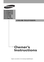 Samsung HPR5012X/XAA HPR5052X/XAP LNS3241D TV Operating Manual