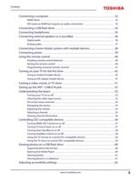 Toshiba 43L511U18 TV Operating Manual