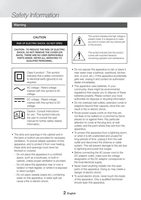 Samsung UBDK8500/ZA Sound Bar System Operating Manual