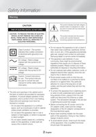 Samsung UBD-M8500/ZA UBDM8500 Blu-Ray & Home Theater System Operating Manual