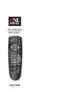 One For All URC4080 & Codes Universal Remote Control Operating Manual