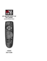 One For All URC4880 & Codes Universal Remote Control Operating Manual