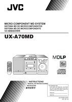 JVC UXA70MD Audio System Operating Manual