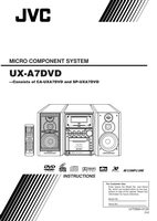 JVC UXA7DVD UXA7DVDUJ Audio System Operating Manual