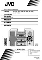 JVC AXUXG6 SPUXG6 TDUXG6 Audio System Operating Manual