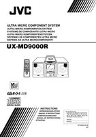 JVC UXMD9000R Audio System Operating Manual