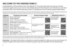 Hisense 50H6D TV Operating Manual