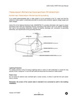 Vizio VU42LF VU42LFHDTV10A TV Operating Manual