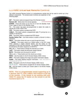 Vizio VUR6 TV Operating Manual