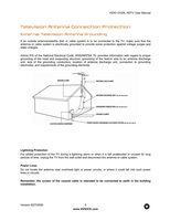 Vizio VX20L TV Operating Manual