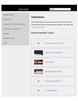 Sony XBR55A8F TV Operating Manual