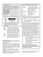 Mitsubishi WD60735 WD60C8 WD65735 TV Operating Manual