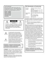 Mitsubishi WD73734 TV Operating Manual