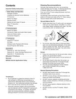 Mitsubishi WD82740 TV Operating Manual