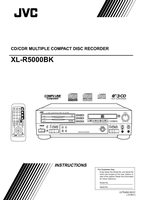 JVC XLR5000 XLR5000BK Audio System Operating Manual