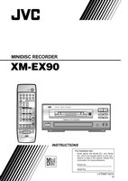 JVC XMEX90J Audio/Video Receiver Operating Manual