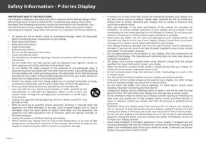 Vizio P50-C1 P55-C1 P65-C1 TV Operating Manual