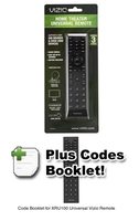 Vizio XRU100 Code Book OnlyOM Universal Remote Control Operating Manual