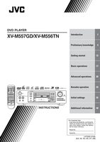 JVC XVM556TN XVM557GD DVD Player Operating Manual