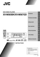 JVC XVM565BK XVM567GD TV Operating Manual