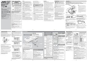 JVC XVN320B XVN322S XVN330B DVD Player Operating Manual